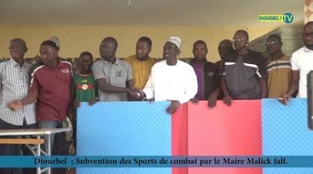 Diourbel : Subvention des Sports de combat par le Maire Malick fall.