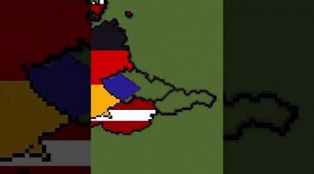 Czechia &amp; Slovakia - Medium Scale #flags #maps #minecraft #czech #slovakia #geography #europe