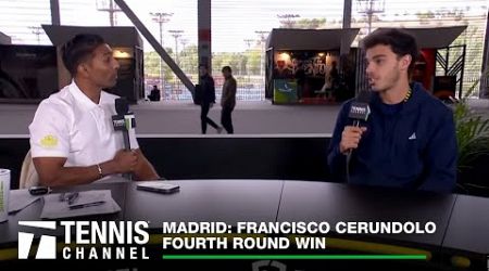 Francisco Cerundolo Discusses His Big Win Over Zverev And Dealing With Fame | 2024 Madrid 4th Round