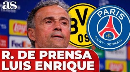 LUIS ENRIQUE, RUEDA PRENSA completa BORUSSIA DORTMUND - PSG, Champions League