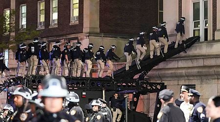 Dozens arrested at Columbia University as New York police put end to Gaza protest 