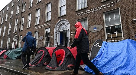 Asylum seekers being moved from Dublin's Mount Street in multi-agency operation