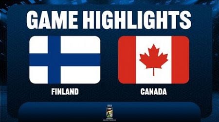 finland vs canada - QF / 2022 IIHF Ice Hockey U18 World Championship