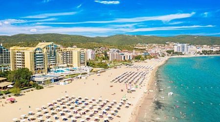 Some of the hotels in Sunny Beach open for the Easter holidays