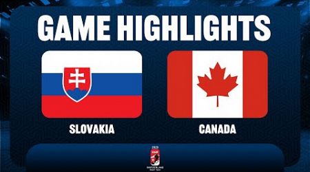 slovakia vs canada / 2023 IIHF Ice Hockey U18 World Championship