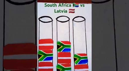 Who wants to play?//it&#39;s time to play//South Africa vs Latvia #shorts #artist #artistarti #flag #art