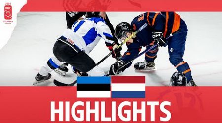 Highlights: Estonia vs Netherlands | 2024 #mensworlds Division 1B