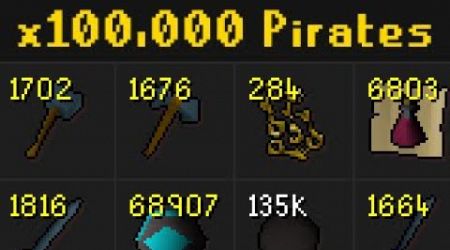 Loot from 100,000 Zombie Pirates (FINALE)