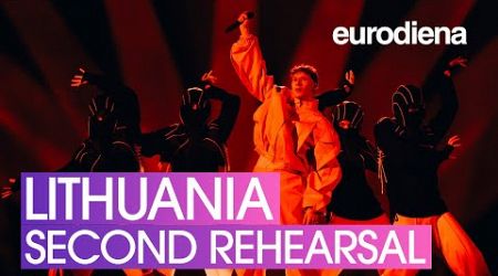 Silvester Belt - Luktelk - Second Rehearsal - Lithuania - Eurovision 2024