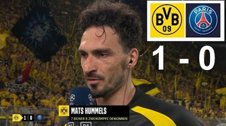 Mats Hummels Interview Nach Dem Spiel Borussia Dortmund 1 vs 0 PSG 01/05/2024