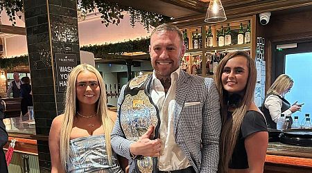 Conor McGregor enjoys Champions League action in Dublin pub eight weeks out from UFC return