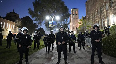 US police move to disperse UCLA pro-Palestinian camp following attack by pro-Israel supporters