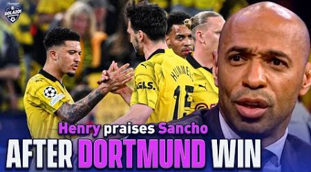 Thierry Henry hails Jadon Sancho&#39;s mental strength for Dortmund form! | UCL Today | CBS Sports