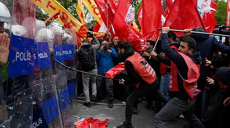 At least 200 arrested at May Day clashes in Turkey