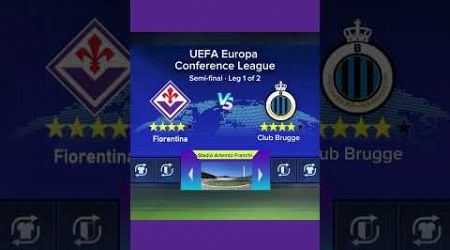 UECL Semi-final: Leg 1 - Who Will Win Fiorentina or Club Brugge?#fiorentina #clubbrugge #uecl #uefa