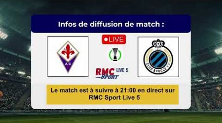 Fiorentina vs Club Bruges en streaming direct live sur quelle chaine? (02 mai 2024)