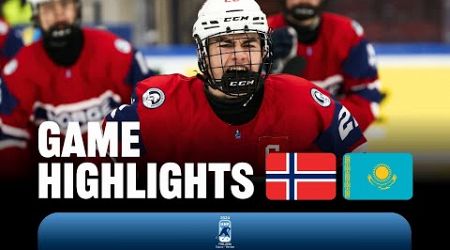 Highlights: Norway vs Kazakhstan | 2024 #U18MensWorlds