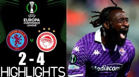 Gol di M&#39;Bala Nzola oggi 90+1 | Fiorentina vs Club Brugge 3-2 Highlights | UEFA Conference League