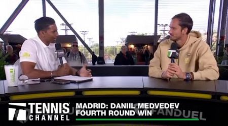 Daniil Medvedev Talks About Playing Doubles With Tommy Paul | 2024 Madrid 4th Round