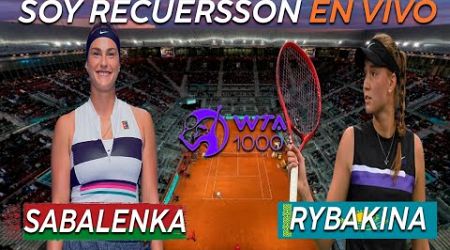 Medvedev - Lehecka y Sabalenka - Rybakina: Reaccionando en vivo ATP/WTA Masters 1000 de Madrid