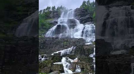 Tvindefossen Waterfall Voss Norway