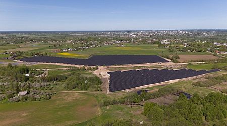 Latvia unveils its biggest solar power plant