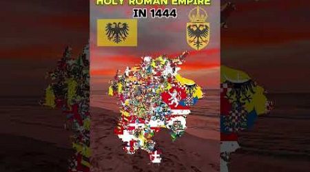 Map of Holy Roman Empire in 1444 #romanempire #germany #deutschland #geography #europe #world