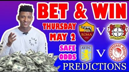 Europa league and Europa Conference league Football Prediction 02-05-2024 | Betting tips Today |