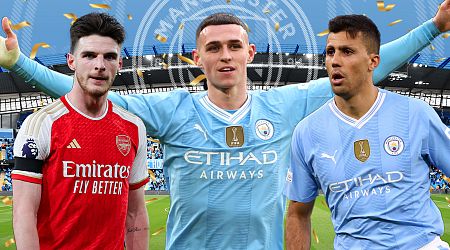 Man City star Phil Foden named Player of the Year beating Declan Rice and Rodri to top award after stunning season