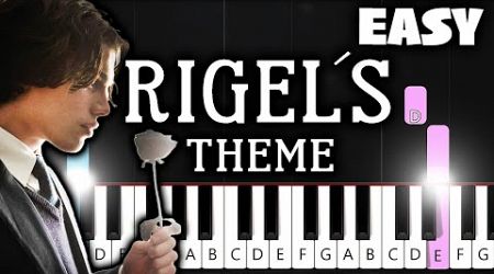 Rigel&#39;s Theme (The Tearsmith) - EASY Piano Tutorial