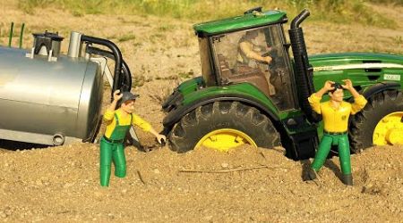HUGE Tractor Stuck Action! John Deere Sand Stuck!