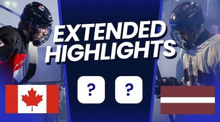 Canada vs Latvia EXTENDED Highlights | 2024 IIHF U18 World Championship