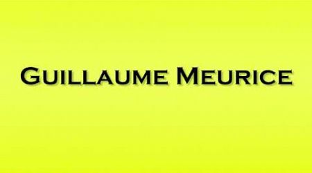 Pronunciation of Guillaume Meurice