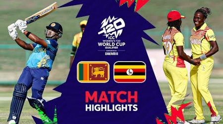 Sri Lanka v Uganda | Match Highlights | Women&#39;s T20WC Qualifier 2024