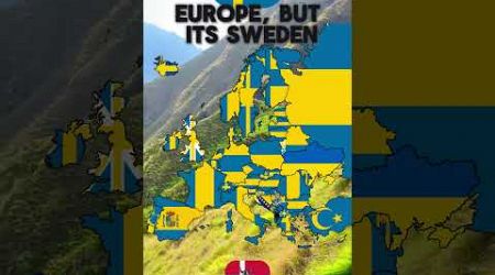Europe, but its Sweden #countryballs #history #europe #geography #mapping #germany #shorts #sweden