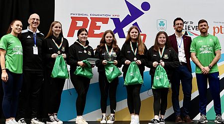 Donegal school takes Irish language prize at Dare to Believe PTSB PExpo'24
