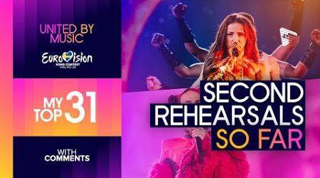 Eurovision 2024: Second Rehearsals - All Countries (So Far) - My Top 31 | With Comments