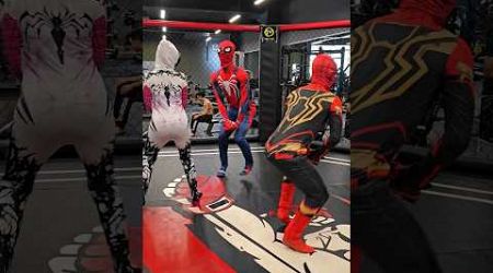 SPIDERMAN LET&#39;S DANCE #spiderman #shorts #action #comedy #marvel #superheroes #fun
