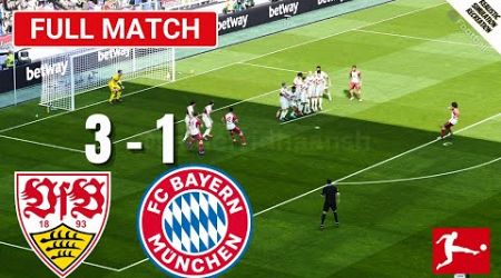 Stuttgart 3-1 Bayern Munich | Bundesliga 2023/24 | Full Match | Video Game Simulation