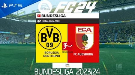 FC 24 Borussia Dortmund vs Augsburg | Bundesliga 2024 | PS5