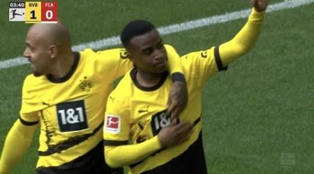 Youssoufa Moukoko Goal, Borussia Dortmund vs Augsburg (5-1) Goals and Extended Highlights