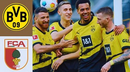 Borussia Dortmund vs Augsburg 5-1 | 2024 Bundesliga | Review &amp; Highlights