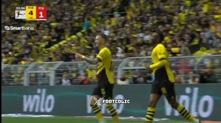 Marco Reus Goal, Borussia Dortmund vs Augsburg (4-1) Goals and Extended Highlights