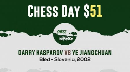 Garry Kasparov vs Ye Jiangchuan | Bled - Slovenia, 2002