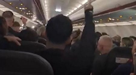 Rowdy easyJet passengers kicked off plane to chants of 'cheerio'