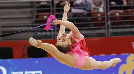 Stiliana Nikolova Wins Gold in All-around during Rhythmic Gymnastics European Cup 