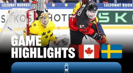 Highlights: Canada vs Sweden | 2024 #U18MensWorlds
