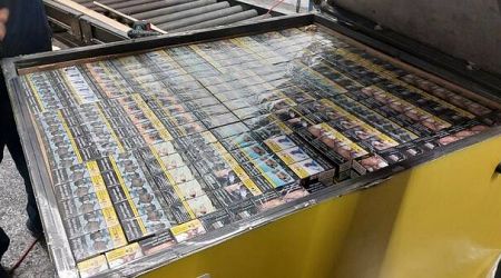 Customs Seize Smuggled Cigarettes Worth Nearly BGN 180,000 at Kapitan Andreevo Border Crossing
