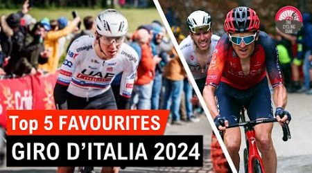 Giro d&#39;Italia 2024 Top 5 Favourites - TADEJ POGACAR VS GERAINT THOMAS?