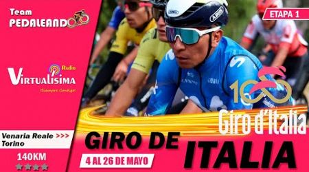 EN VIVO Etapa 1 Giro de Italia 2024 | POGACAR - NAIRO - RUBIO - MOLANO - ALAPHILIPPE #GirodItalia